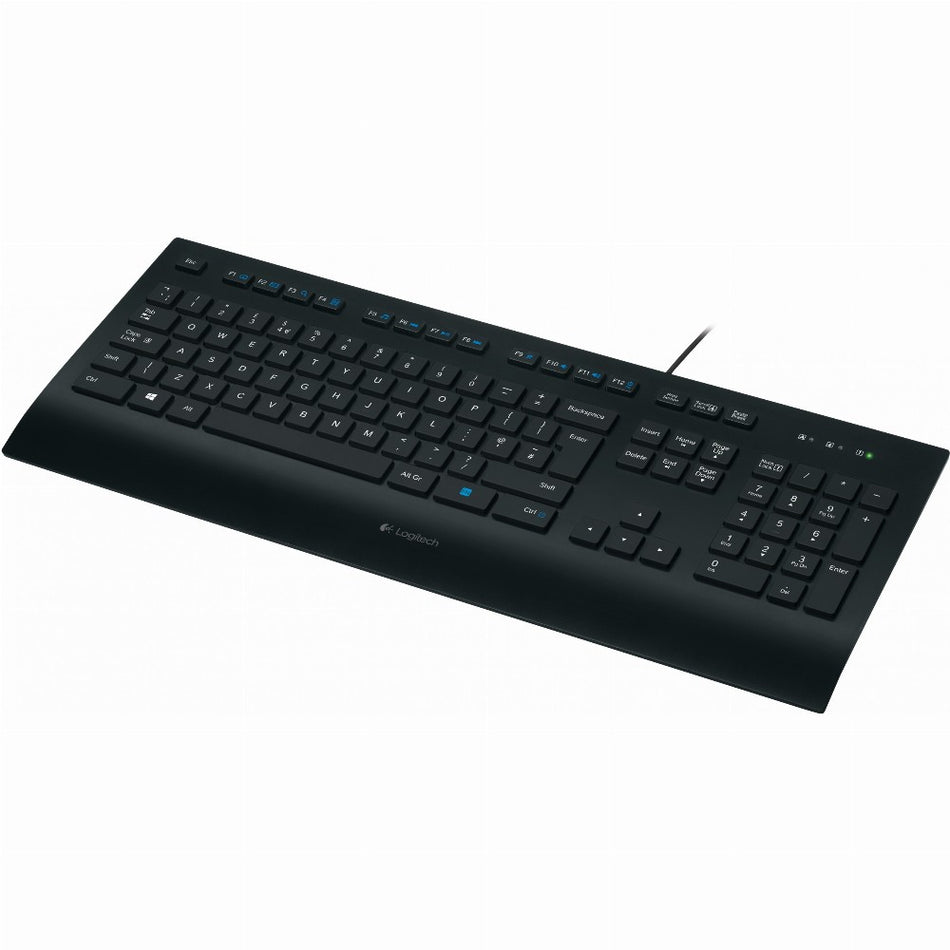 Logitech K280e Keyboard for Business DE - Tastatur - USB black QWERTZ DE