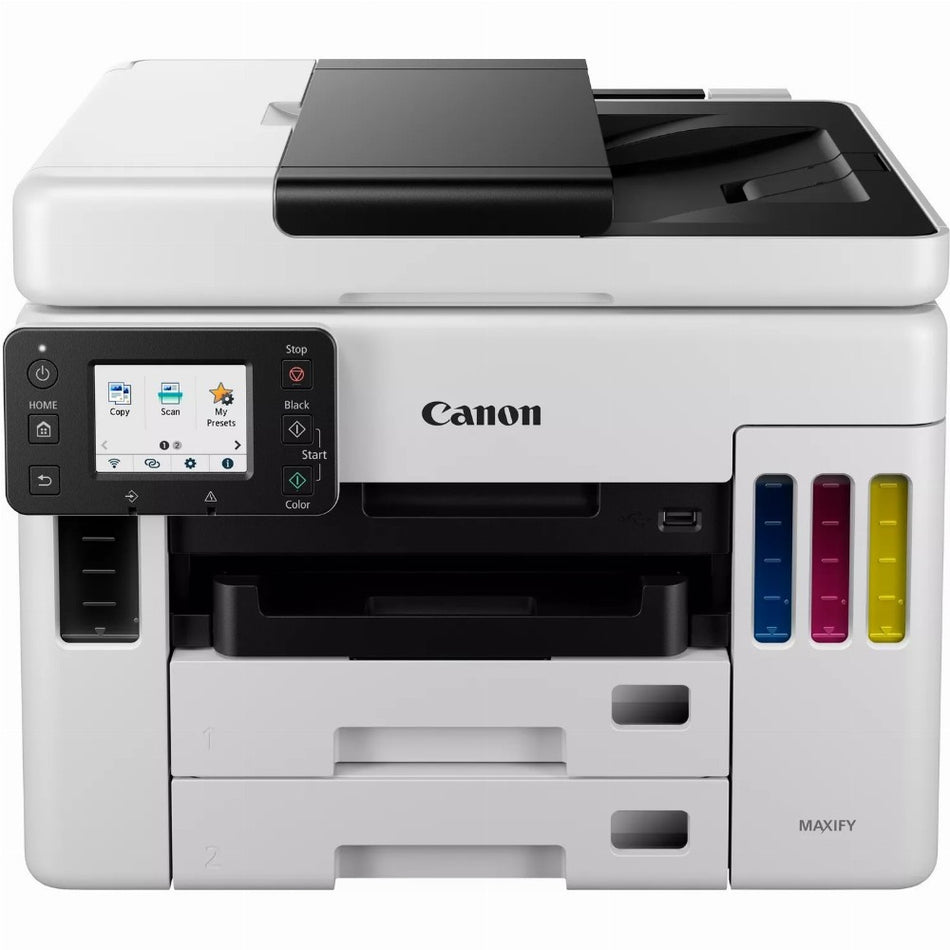 T Canon MAXIFY GX7050 Tinte-Multifunktionsdrucker 4in1 A4 LAN WLAN DADF Duplex