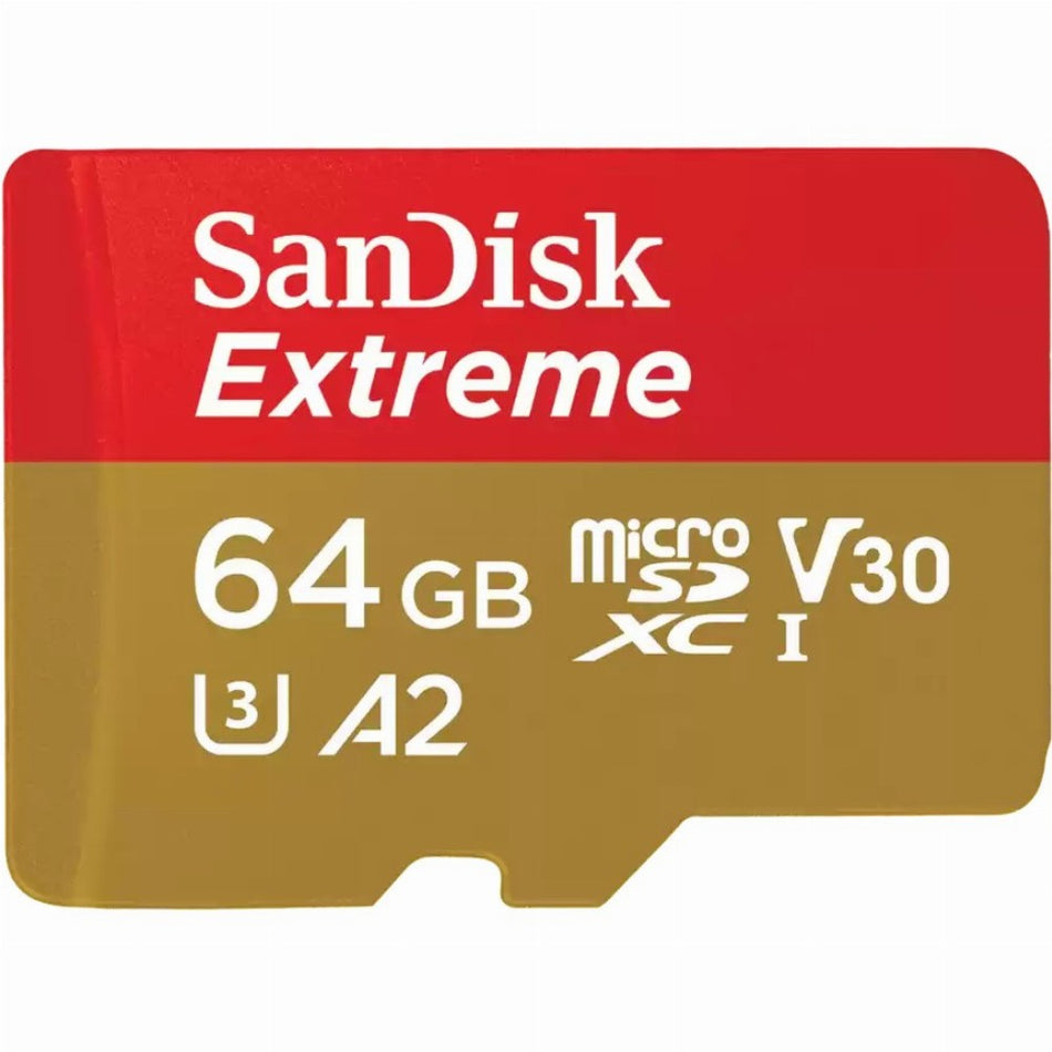 CARD 64GB SanDisk Extreme MicroSDXC 170MB/s +Adpater