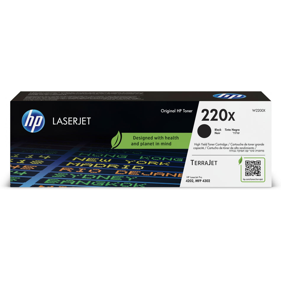 HP Toner 220X W2200X Schwarz bis zu 7.500 Seiten