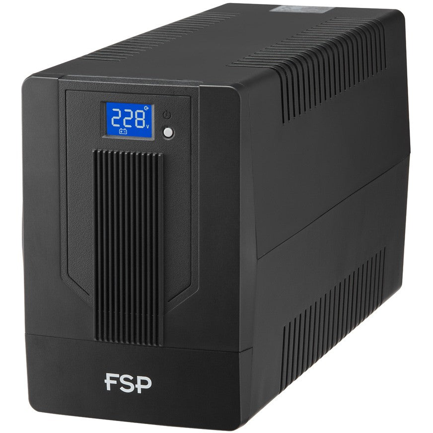 FSP iFP2000 Tower Line-interactive UPS 2000VA 1200W 2xSCHUKO 2xIEC 2x12V/9AH LCD