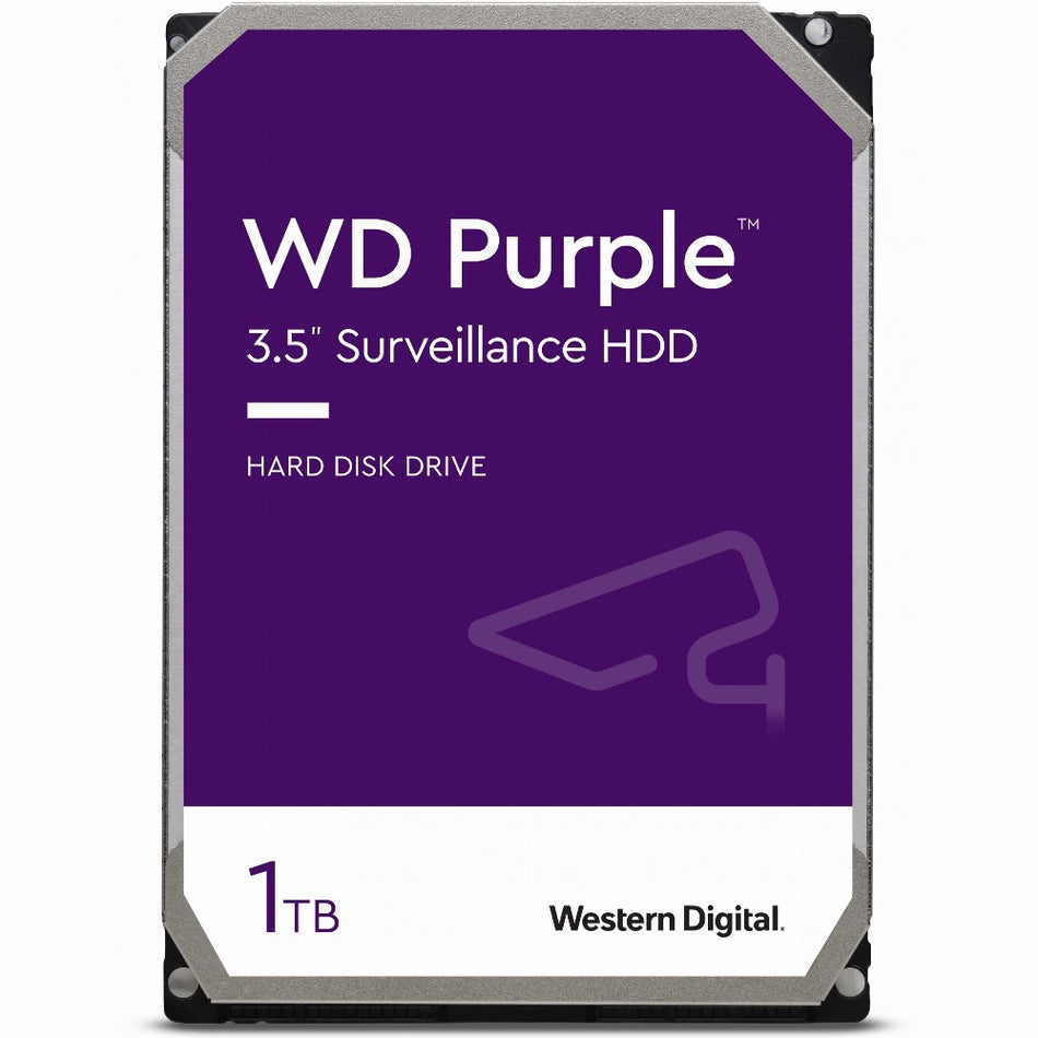 1TB WD WD10PURZ Purple Surveillance 5400RPM 64MB 24/7
