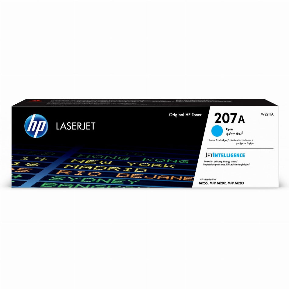 HP Toner 207A W2211A Cyan bis zu 1.250 Seiten