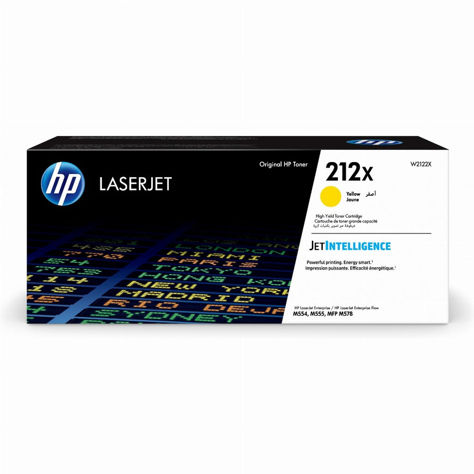 HP Toner 212X W2122X Gelb bis zu 10.000 Seiten