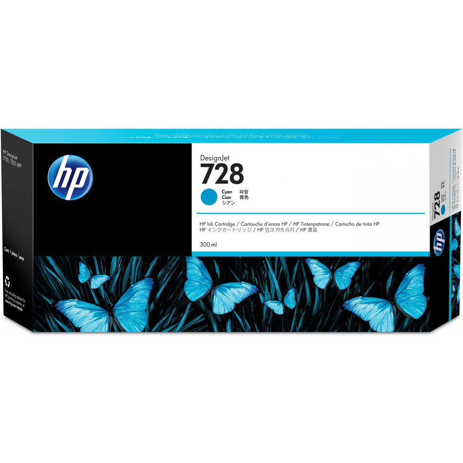 HP Tinte 728 F9K17A Cyan