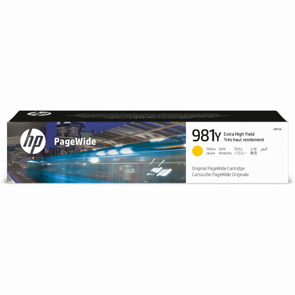 HP Tinte 981Y L0R15A Gelb bis zu 16.000 Seiten ISO/IEC 24711