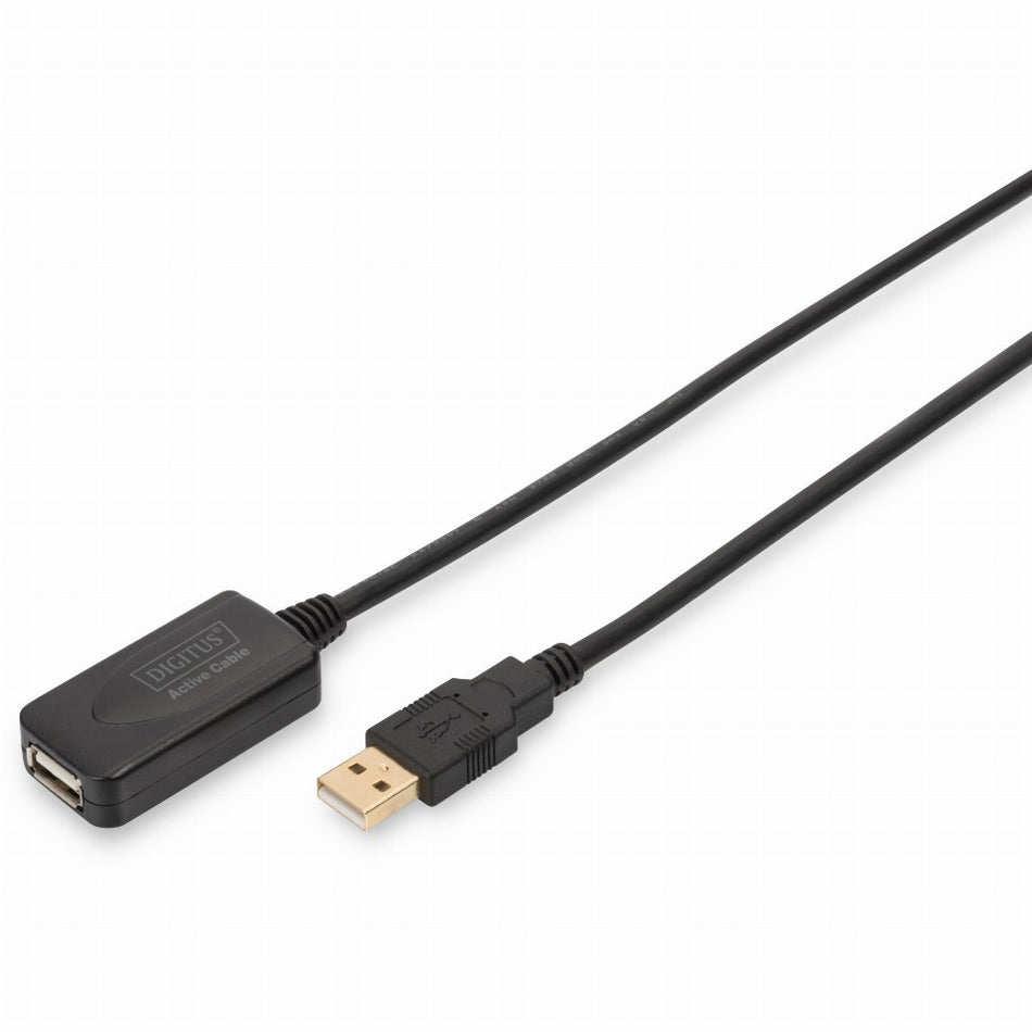 Digitus USB 2.0 (ST-BU) 5m Verlängerungskabel Schwarz